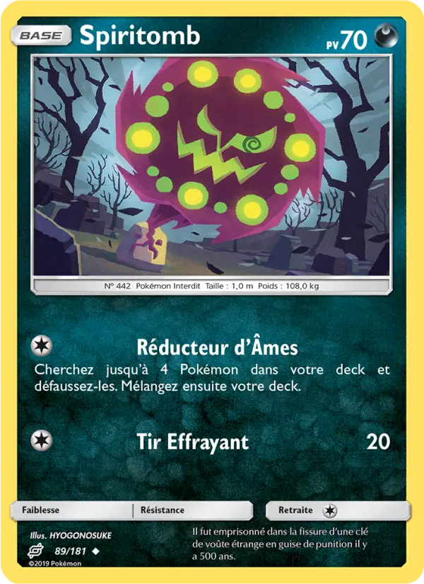 Spiritomb — carte 89 de l’extension Duo de Choc