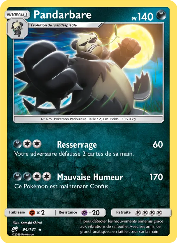 Pandarbare — carte 94 de l’extension Duo de Choc