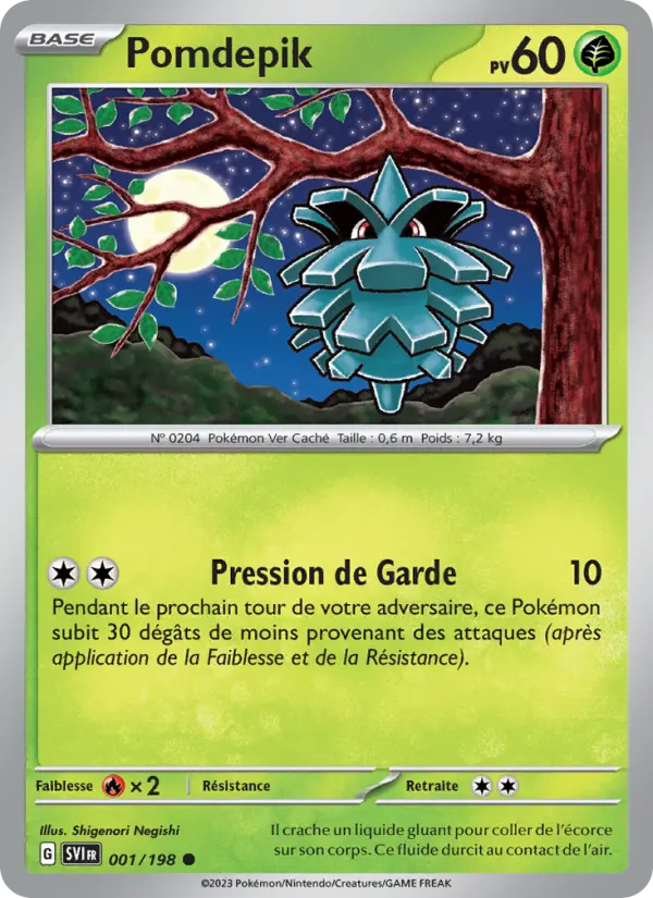 Pomdepik — carte 001 de l’extension Écarlate et Violet