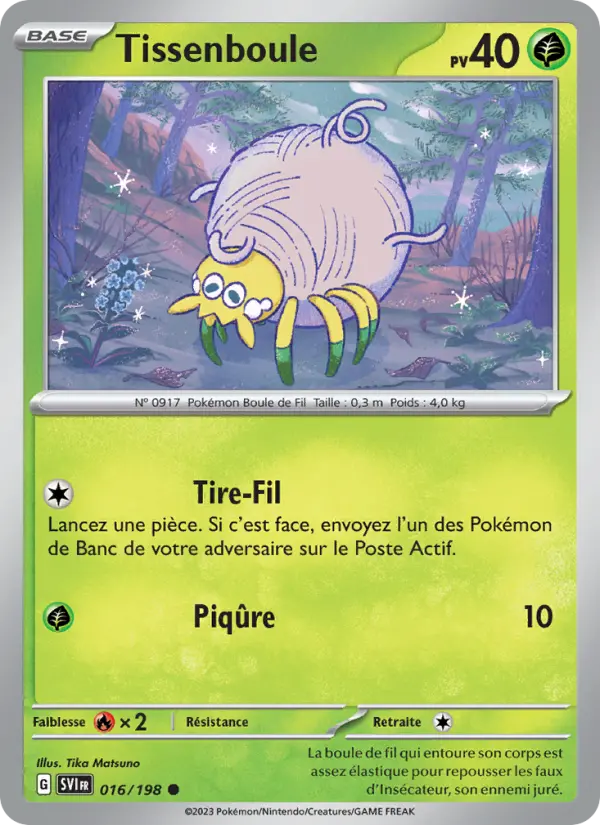 Tissenboule — carte 016 de l’extension Écarlate et Violet