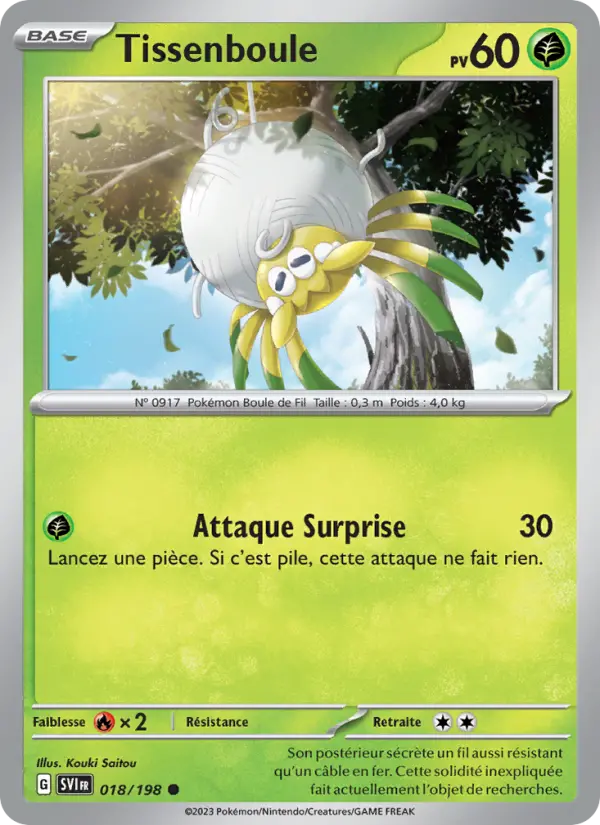 Tissenboule — carte 018 de l’extension Écarlate et Violet