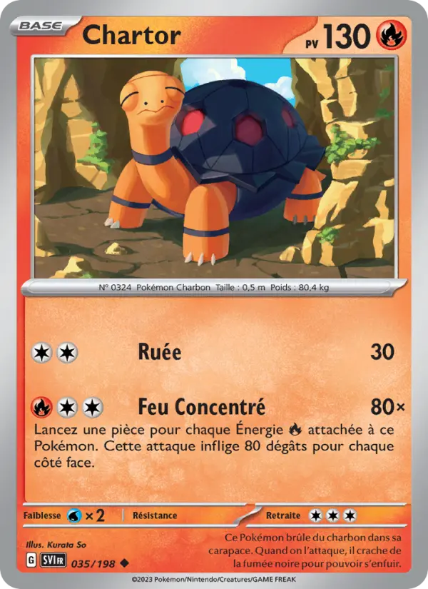 Chartor — carte 035 de l’extension Écarlate et Violet