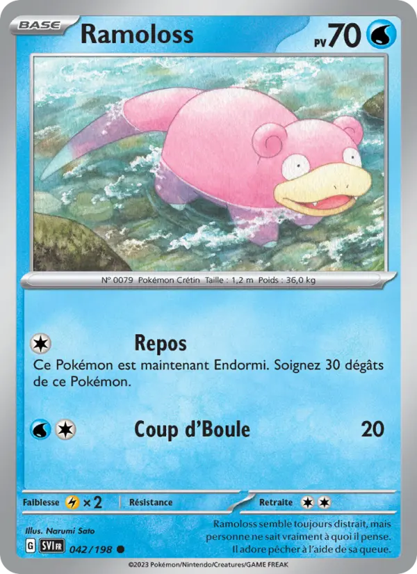 Ramoloss — carte 042 de l’extension Écarlate et Violet