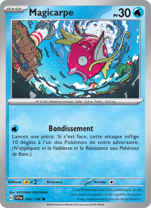 Magicarpe — carte 044 de l’extension Écarlate et Violet