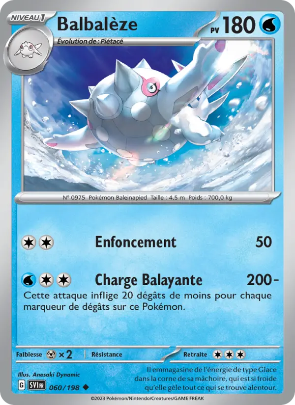 Balbalèze — carte 060 de l’extension Écarlate et Violet