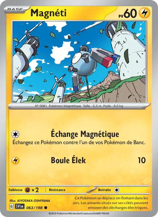 Magnéti — carte 063 de l’extension Écarlate et Violet