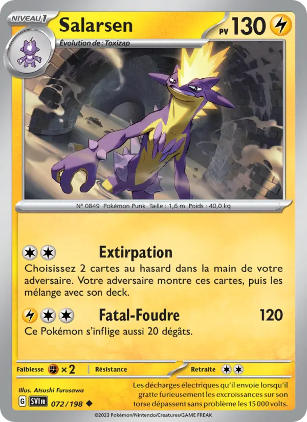 Salarsen — carte 072 de l’extension Écarlate et Violet