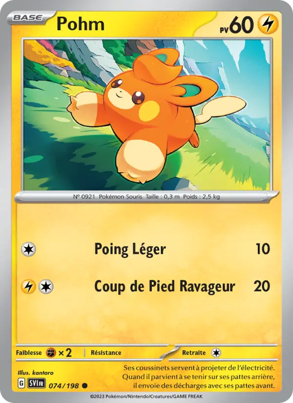 Pohm — carte 074 de l’extension Écarlate et Violet