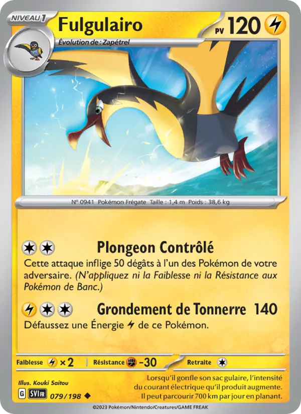 Fulgulairo — carte 079 de l’extension Écarlate et Violet