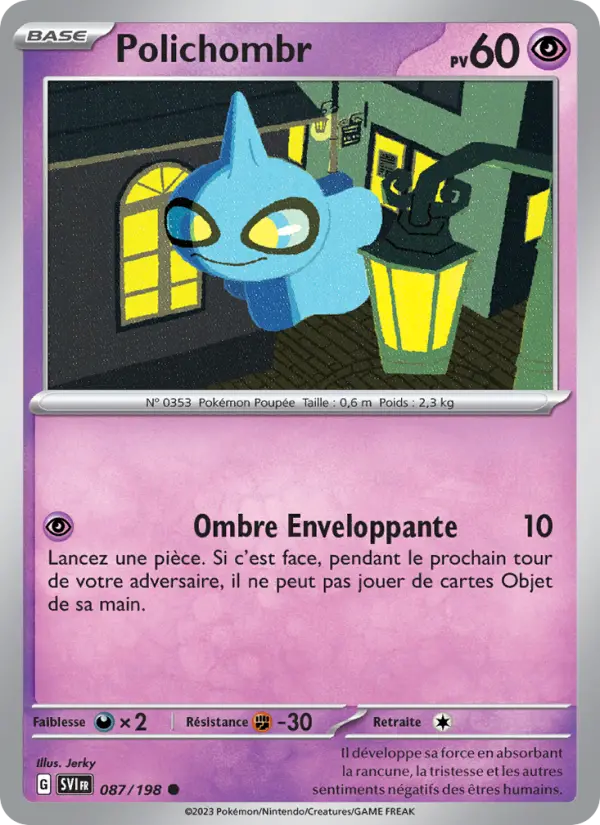 Polichombr — carte 087 de l’extension Écarlate et Violet