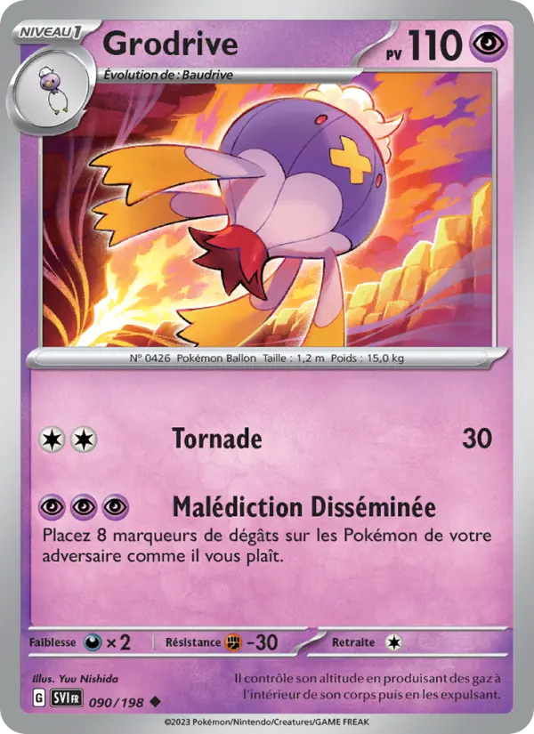 Grodrive — carte 090 de l’extension Écarlate et Violet