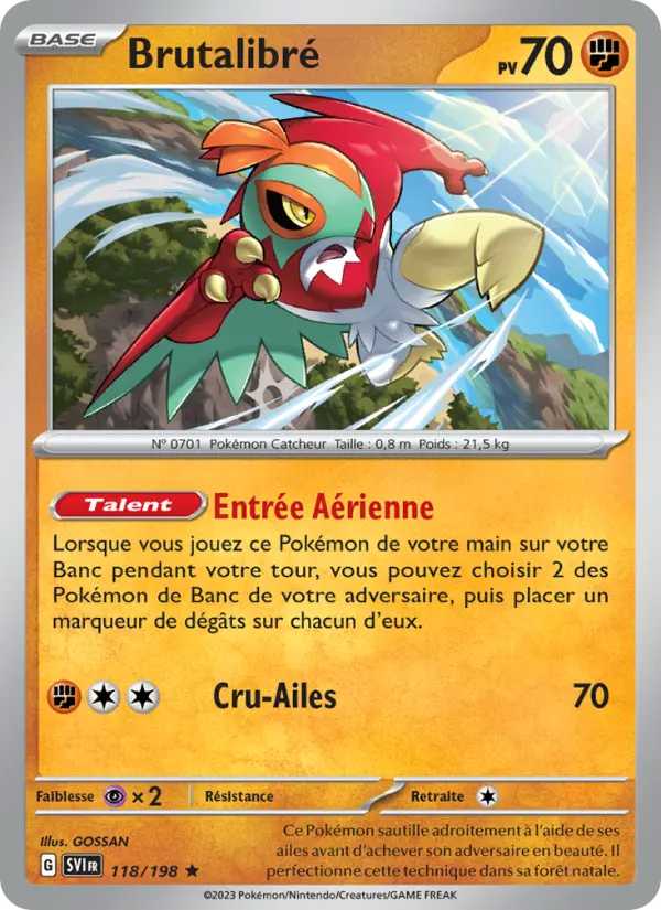 Brutalibré — carte 118 de l’extension Écarlate et Violet