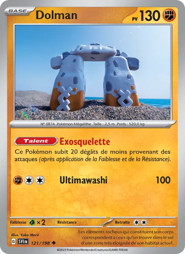 Dolman — carte 121 de l’extension Écarlate et Violet