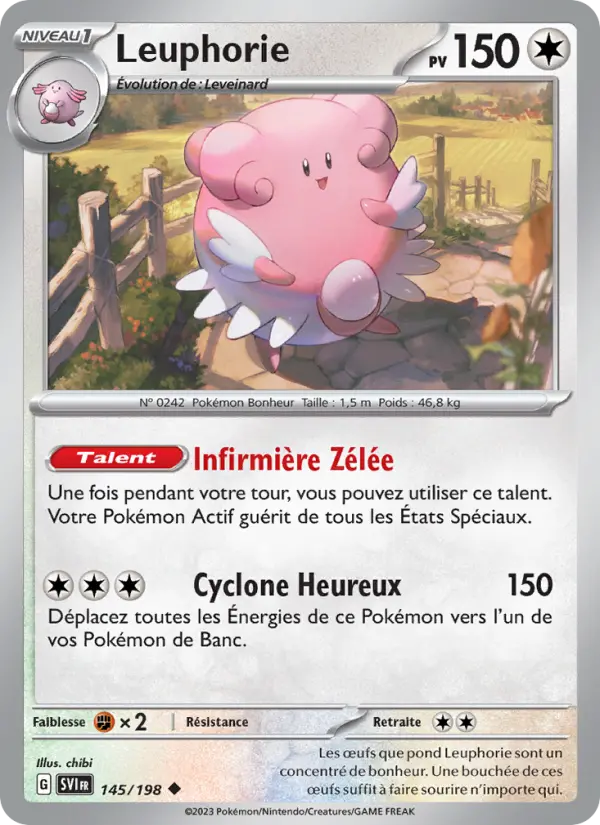 Leuphorie — carte 145 de l’extension Écarlate et Violet