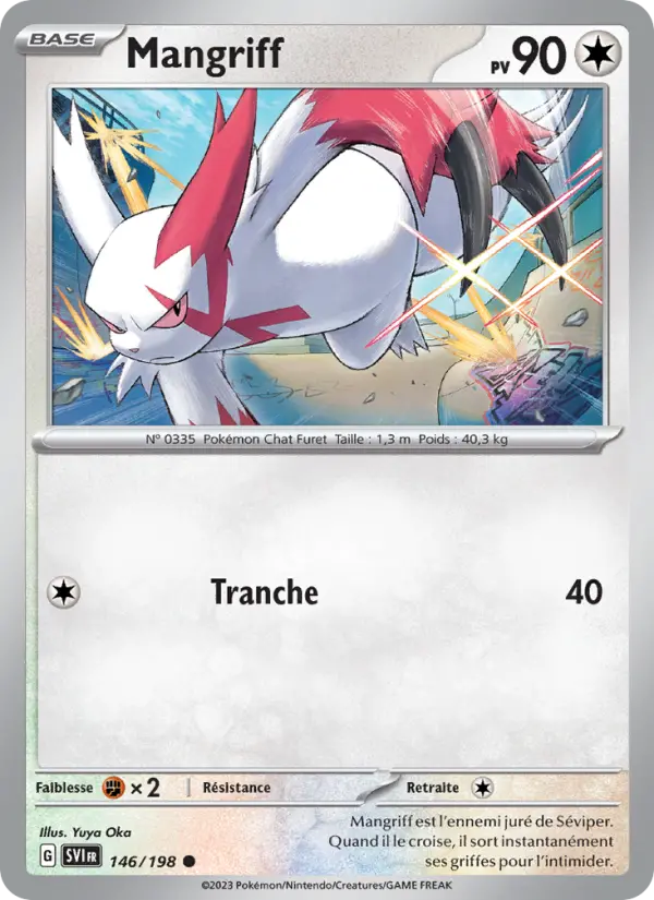 Mangriff — carte 146 de l’extension Écarlate et Violet