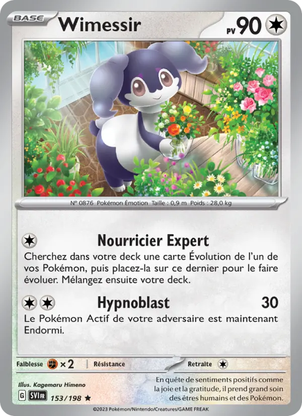Wimessir — carte 153 de l’extension Écarlate et Violet