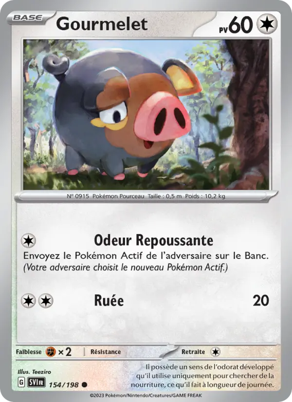 Gourmelet — carte 154 de l’extension Écarlate et Violet