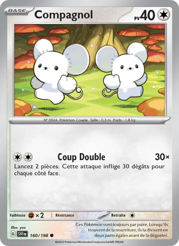 Compagnol — carte 160 de l’extension Écarlate et Violet