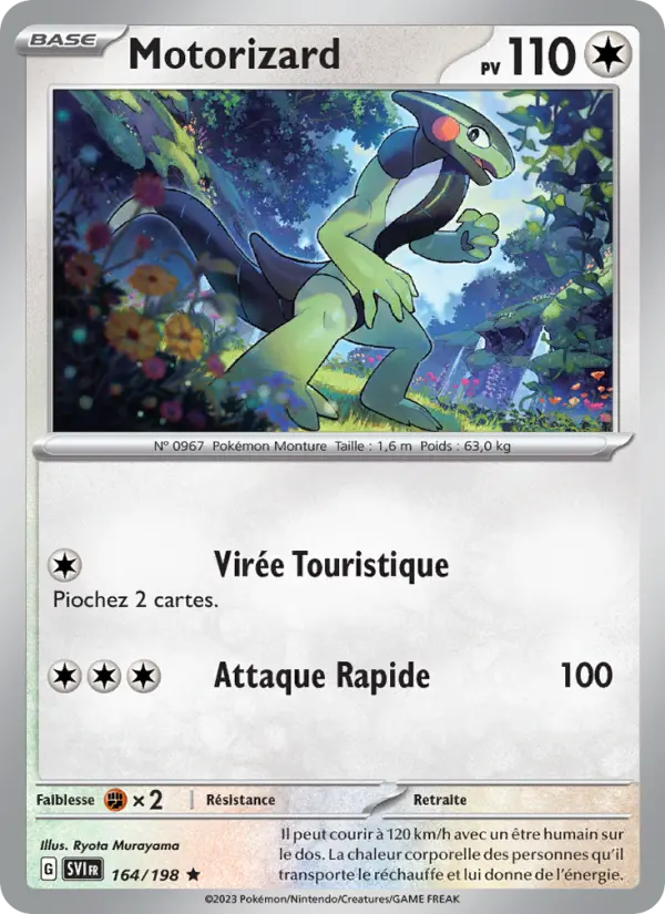 Motorizard — carte 164 de l’extension Écarlate et Violet