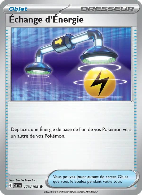 Échange d'Énergie — carte 173 de l’extension Écarlate et Violet