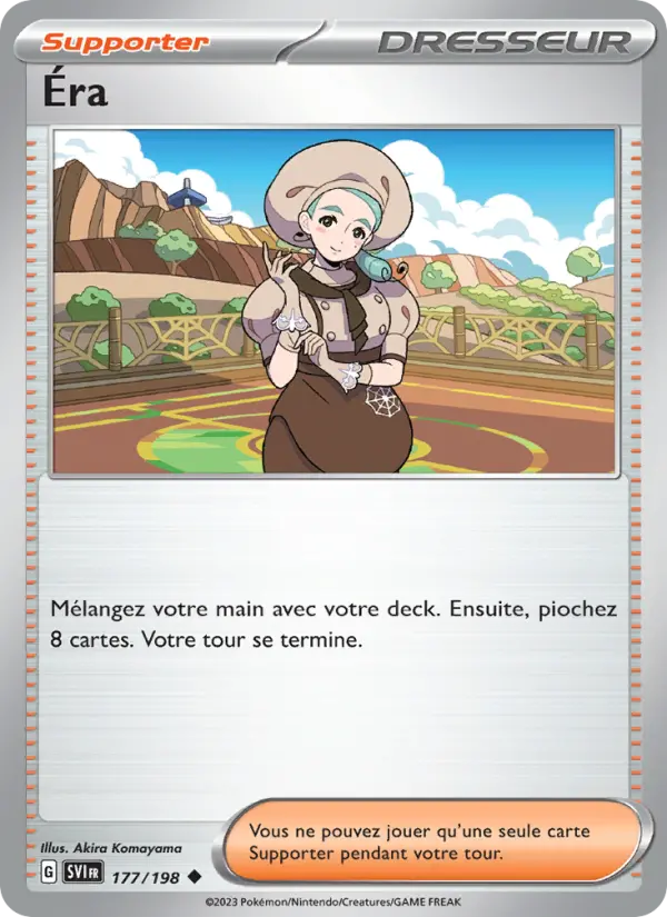 Éra — carte 177 de l’extension Écarlate et Violet