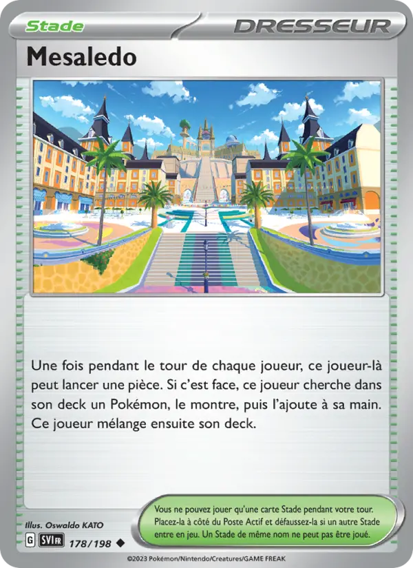 Mesaledo — carte 178 de l’extension Écarlate et Violet