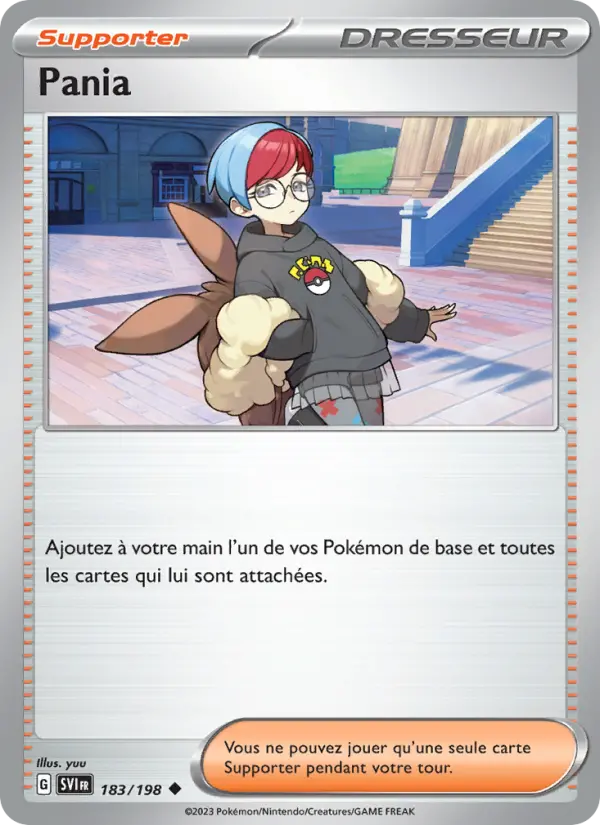 Pania — carte 183 de l’extension Écarlate et Violet