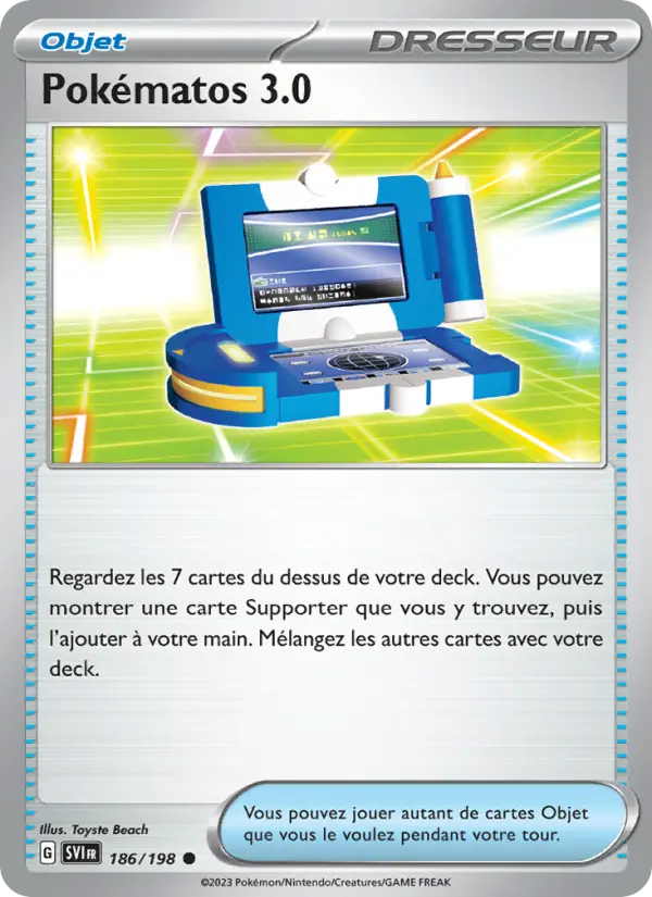Pokématos 3.0 — carte 186 de l’extension Écarlate et Violet