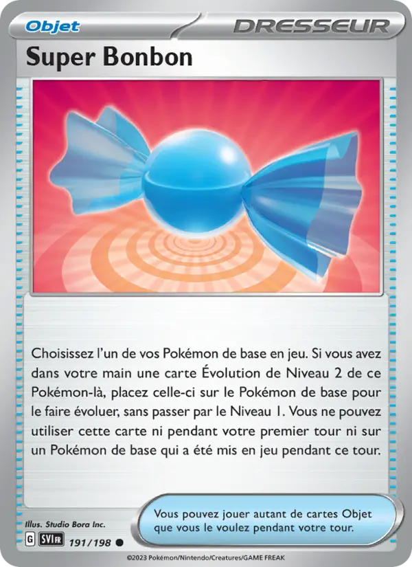 Super Bonbon — carte 191 de l’extension Écarlate et Violet
