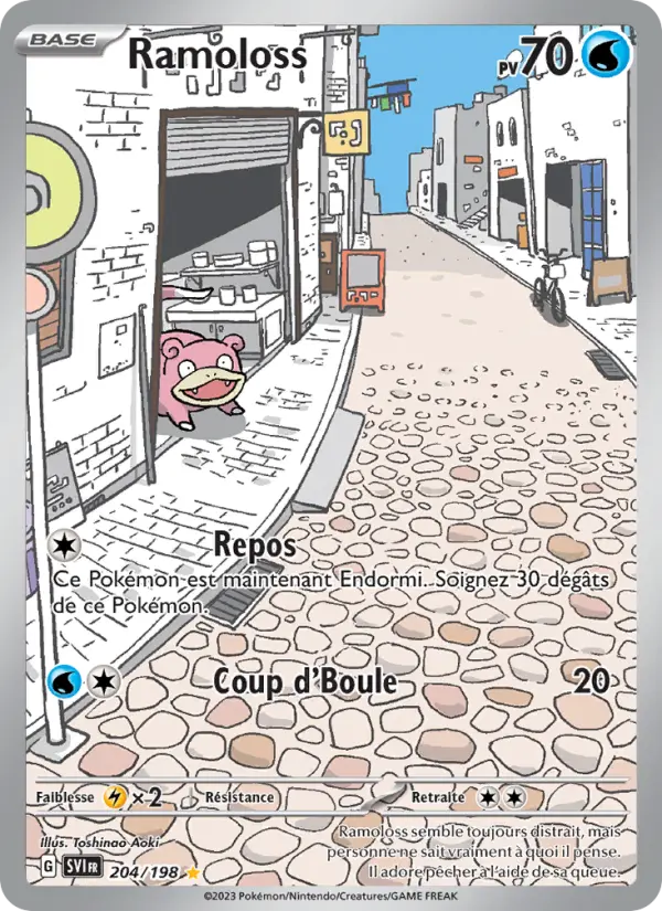 Ramoloss — carte 204 de l’extension Écarlate et Violet