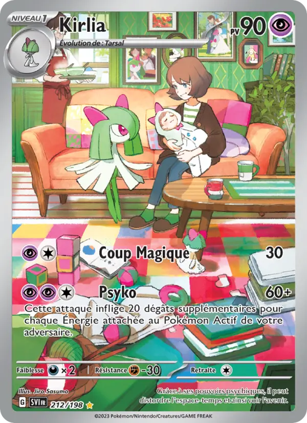 Kirlia — carte 212 de l’extension Écarlate et Violet