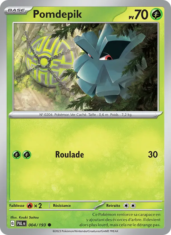 Pomdepik — carte 004 de l’extension Évolutions à Paldea