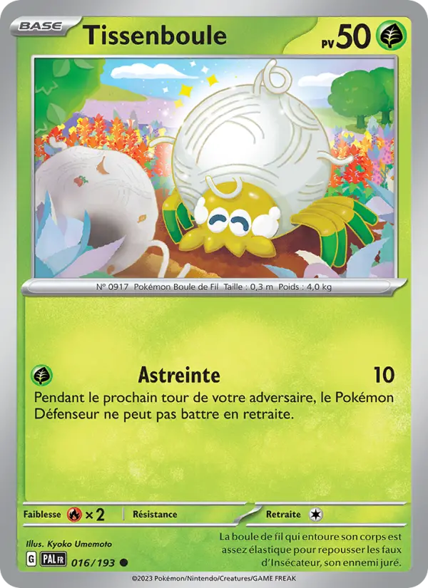 Tissenboule — carte 016 de l’extension Évolutions à Paldea