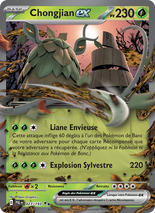 Chongjian-ex — carte 027 de l’extension Évolutions à Paldea