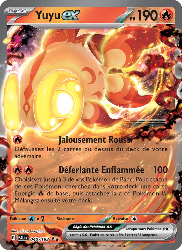 Yuyu-ex — carte 040 de l’extension Évolutions à Paldea