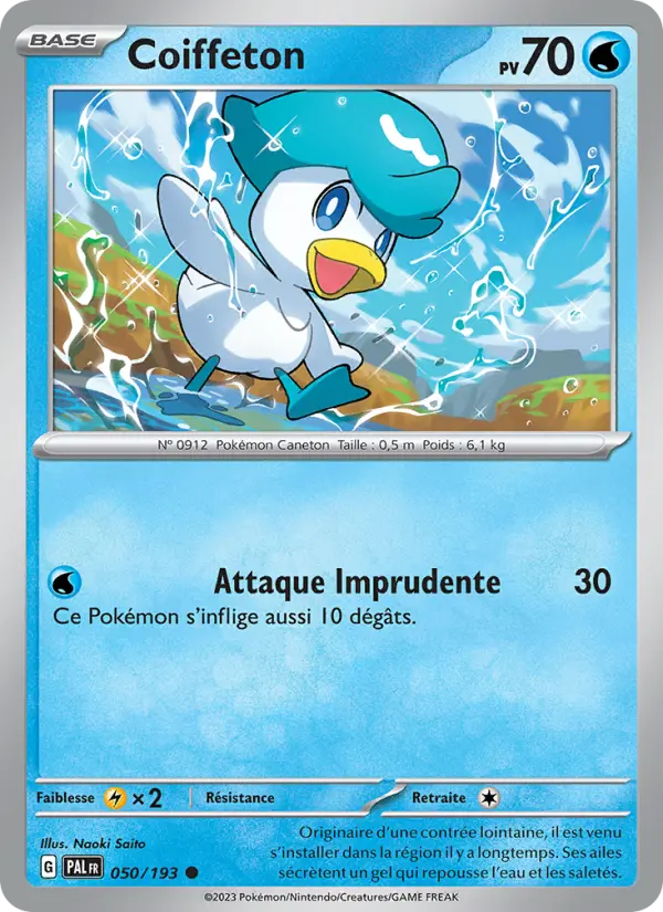 Coiffeton — carte 050 de l’extension Évolutions à Paldea