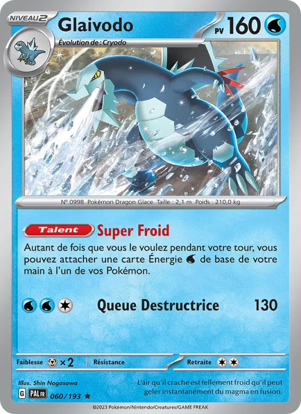 Glaivodo — carte 060 de l’extension Évolutions à Paldea