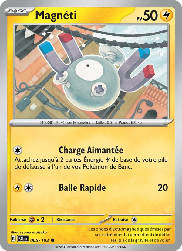 Magnéti — carte 065 de l’extension Évolutions à Paldea