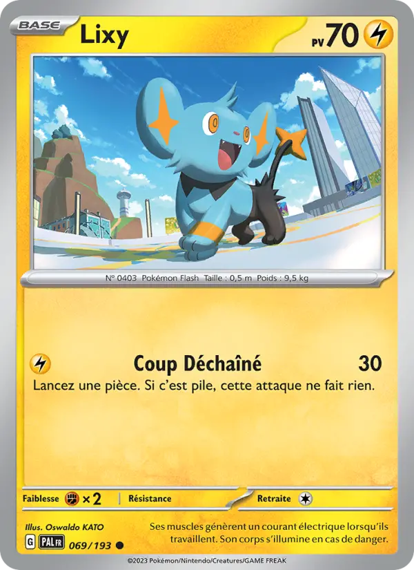 Lixy — carte 069 de l’extension Évolutions à Paldea