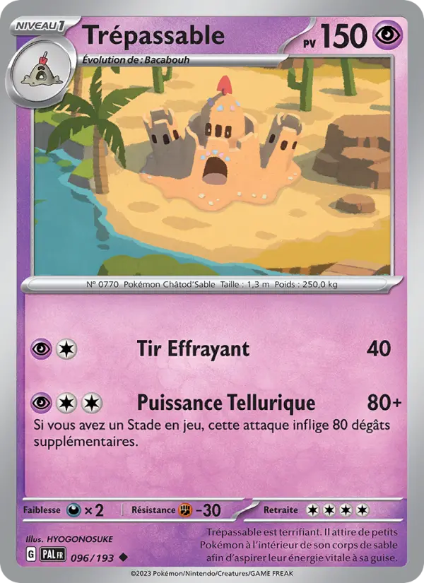 Trépassable — carte 096 de l’extension Évolutions à Paldea