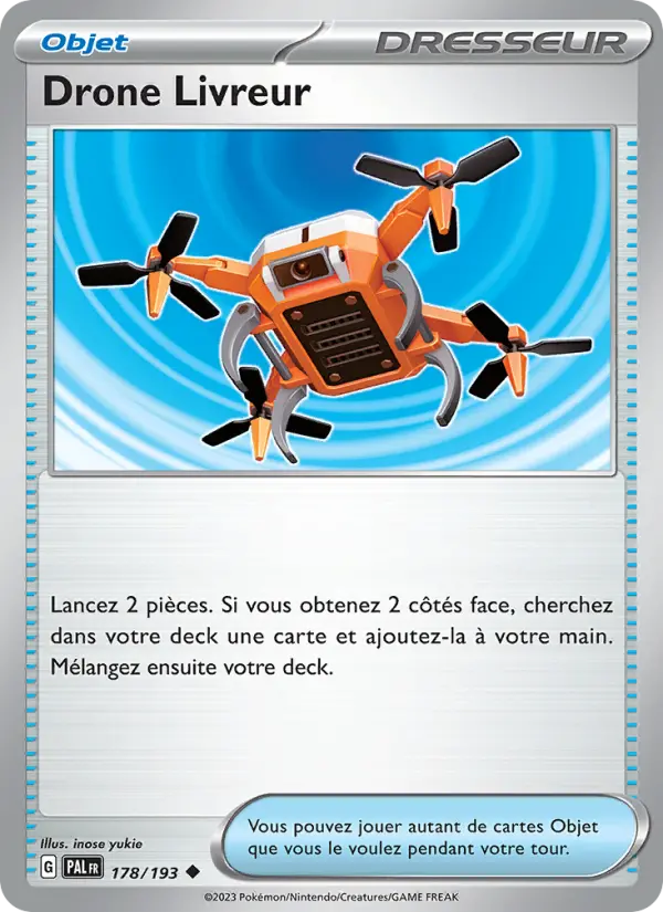 Drone Livreur — carte 178 de l’extension Évolutions à Paldea