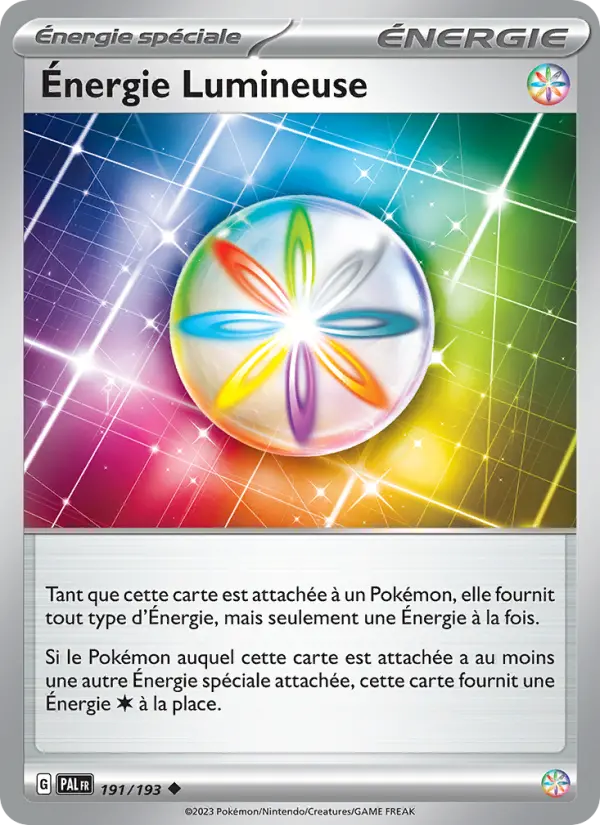 Énergie Lumineuse — carte 191 de l’extension Évolutions à Paldea