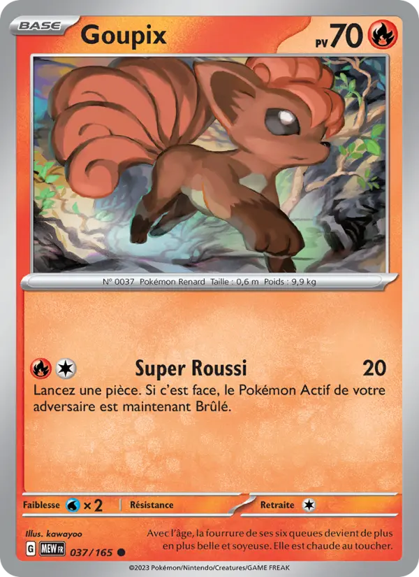 Goupix — carte 037 de l’extension 151