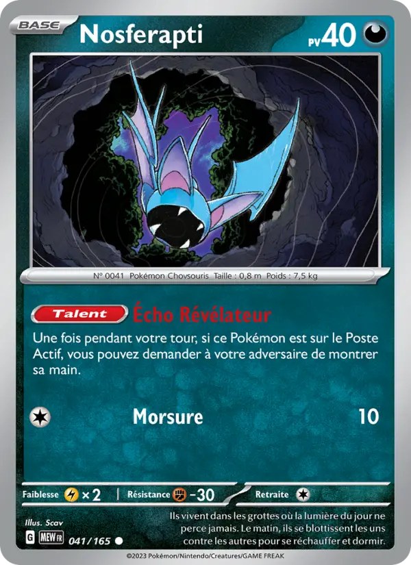 Nosferapti — carte 041 de l’extension 151