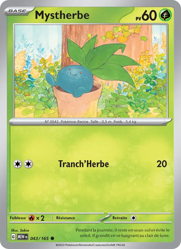 Mystherbe — carte 043 de l’extension 151