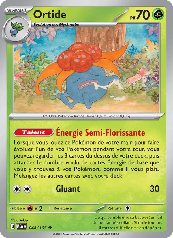 Ortide — carte 044 de l’extension 151