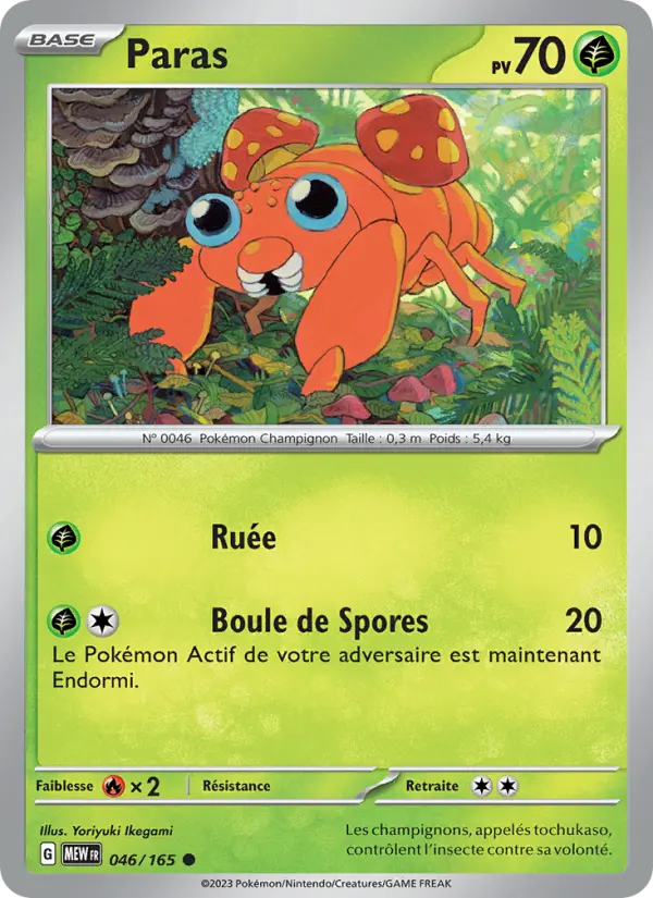 Paras — carte 046 de l’extension 151