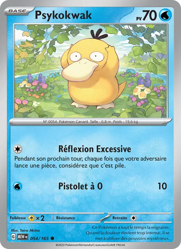 Psykokwak — carte 054 de l’extension 151