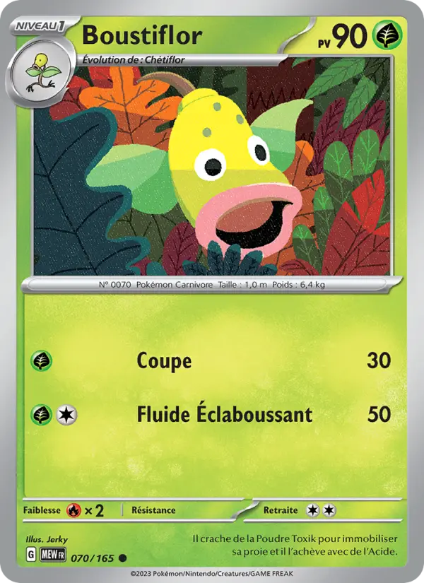 Boustiflor — carte 070 de l’extension 151