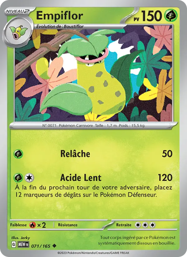 Empiflor — carte 071 de l’extension 151